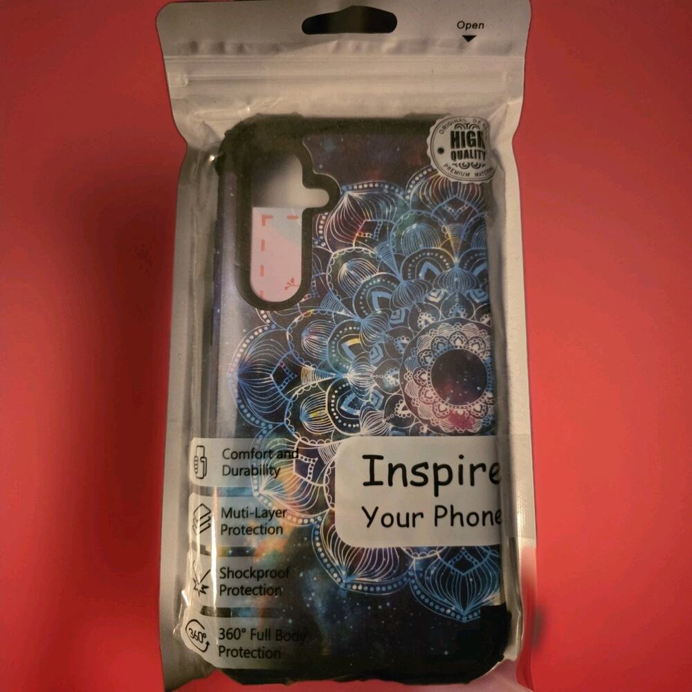Hocase Samsung Galaxy S24 Plus Case Mandala Galaxy Shockproof Heavy Duty NEW